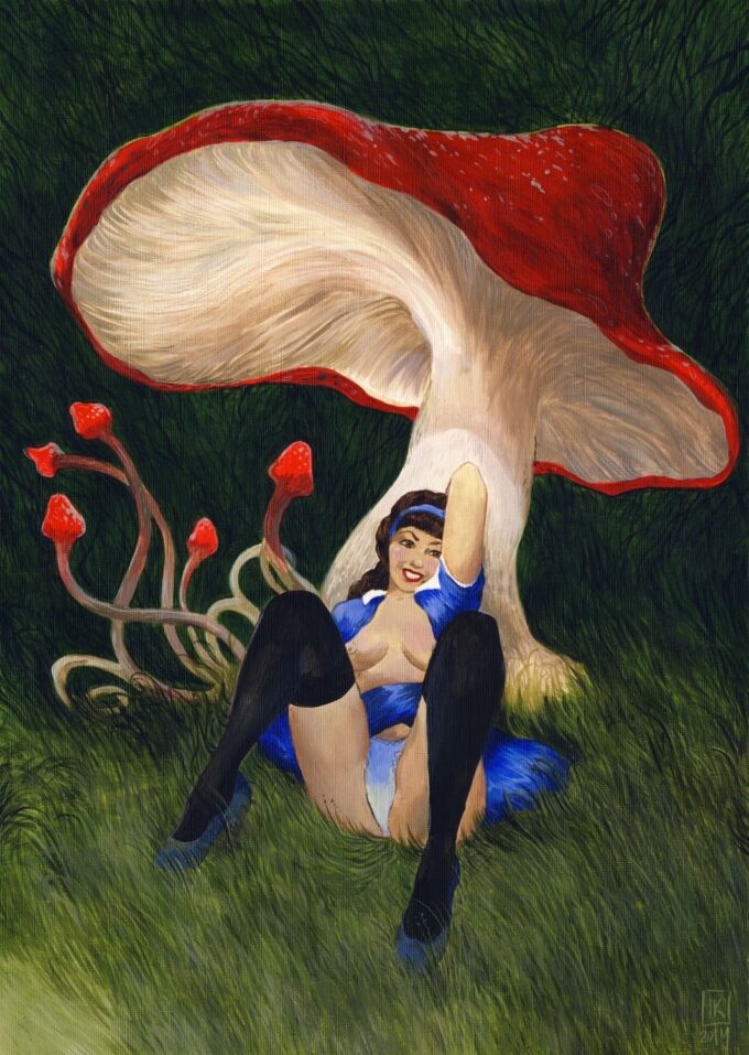Pin-up Mushroom Alice