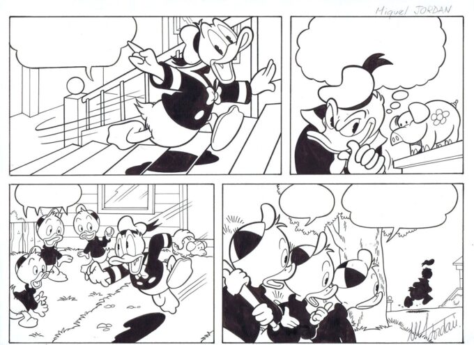 Donald Duck & Huey
