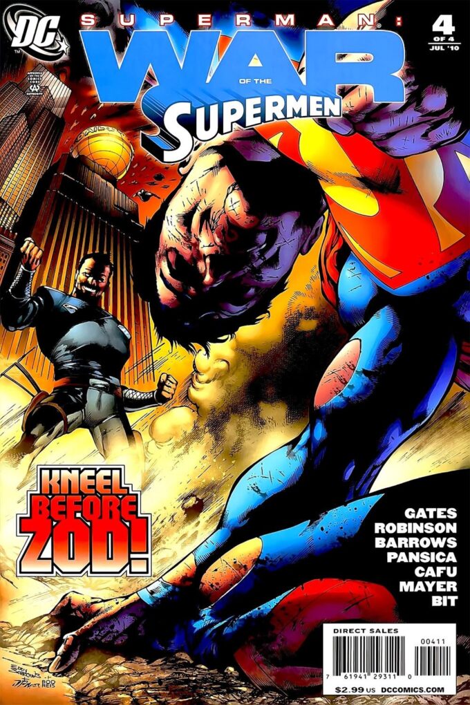 Superman: War of the Superman #4 / 27 czarno-biały