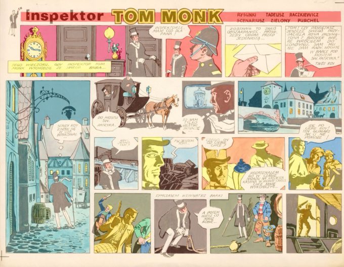 Inspektor Tom Monk - komplet komplet plansz