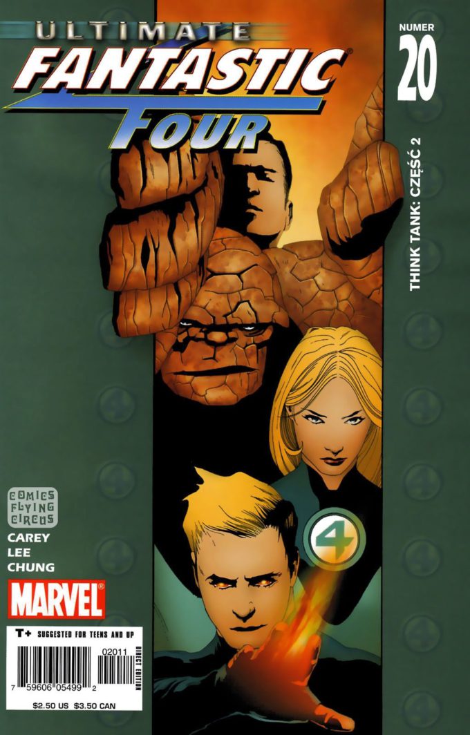 Ultimate Fantastic Four #20 / 8 czarno-biały