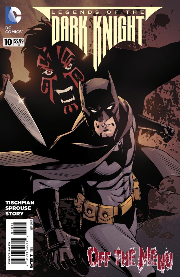 Legends of the Dark Knight #10 - okładka czarno-biały